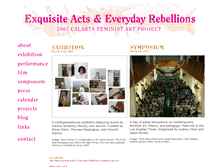 Tablet Screenshot of exquisiteacts.org